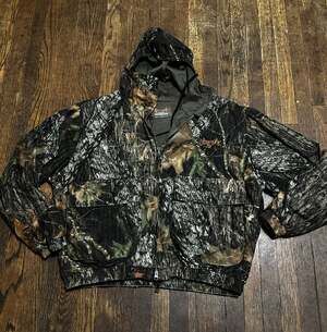 Scent-Lok Mossy Oak Break-Up Camouflage Odor Eliminating Hooded Hunting Jacket